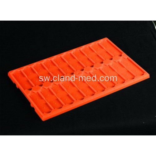 Microscope ya plastiki Slide Tray 20pcs